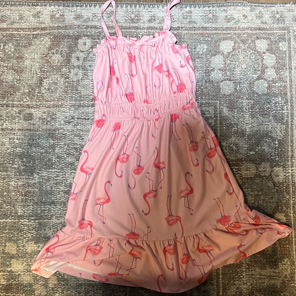 Falls Creek Pink and White Dress